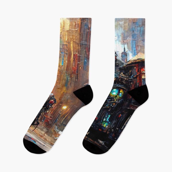 Item preview, Victorian Steampunk City designed and sold by AM FineArtPrints.