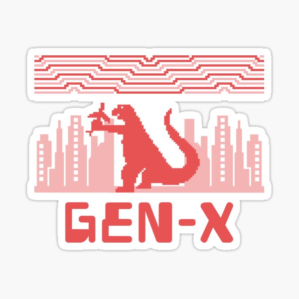 Gen X Sticker By Genxology Redbubble