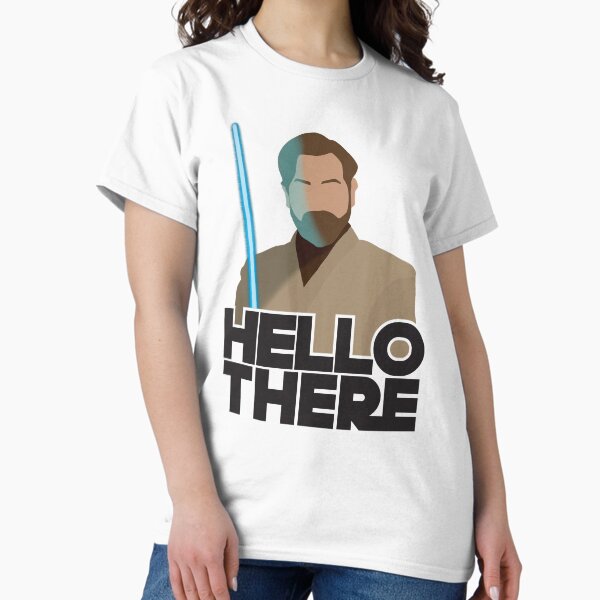 Aperçu de l'œuvre Bonjour là-bas - Obi Wan Sticker créée et vendue par AntheaAzura.