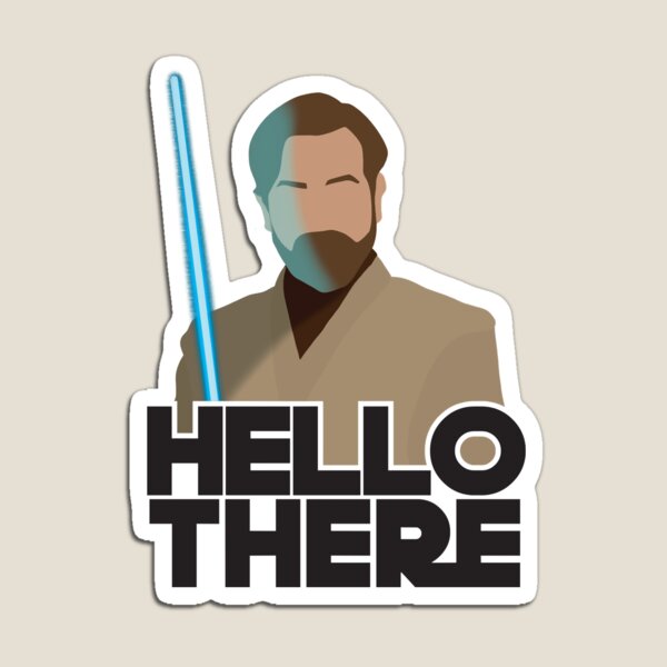 Item preview, Hello There - Obi Wan Sticker designed and sold by AntheaAzura.