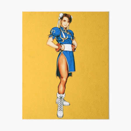 Chun Li Original Art Board Print for Sale by ECCHI ART