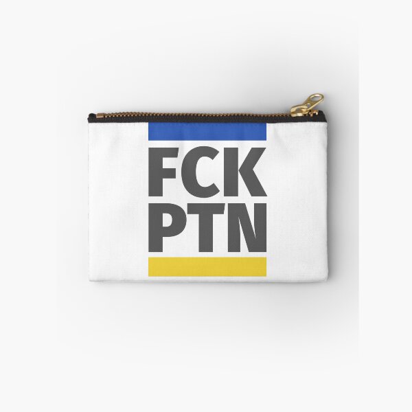 Item preview, The words FCK PTN embedded into an Ukrainian Flag designed and sold by GuerillaDesign.
