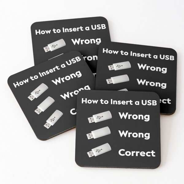 Item preview, How to Insert a USB  wrong wrong correct funny USB paradox  designed and sold by Med ing.