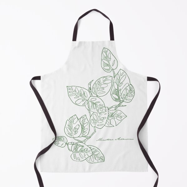 Item preview, Monstera Adansonii houseplant hand-drawn art designed and sold by Chee Sim.