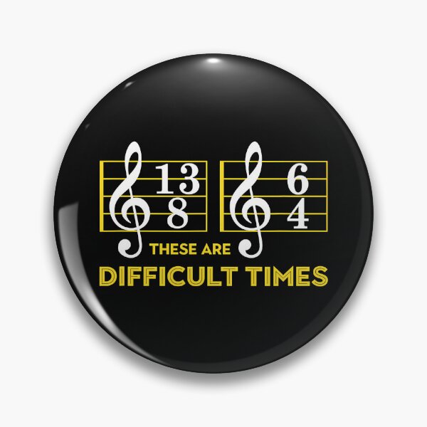 Item preview, These Are Difficult Times - Music Lover designed and sold by ibarrbeat.