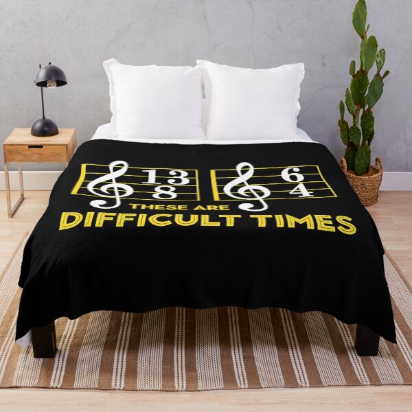 Item preview, These Are Difficult Times - Music Lover designed and sold by ibarrbeat.