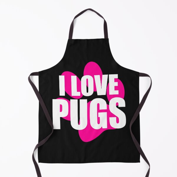 Item preview, I Love Pugs Pink Paw designed and sold by Pugstuff.