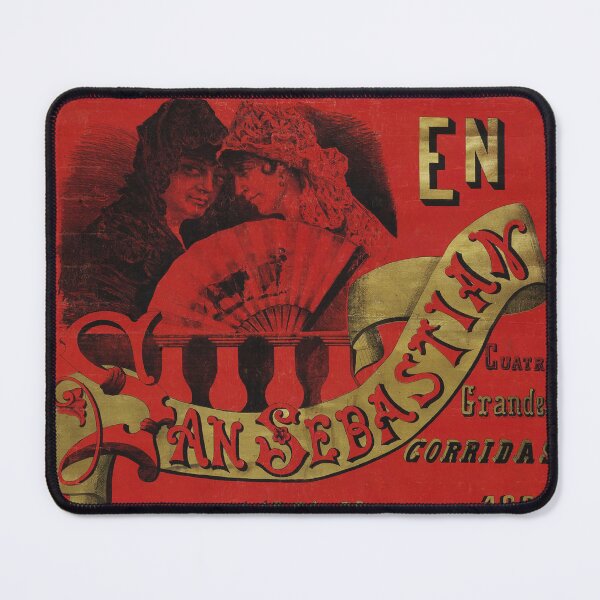 Item preview, SAN SEBASTIAN - SPAIN - BULLS - BULL - BULLFIGHTER - BULLFIGHTING SPAIN - POSTER - VINTAGE designed and sold by acapotevuelto.