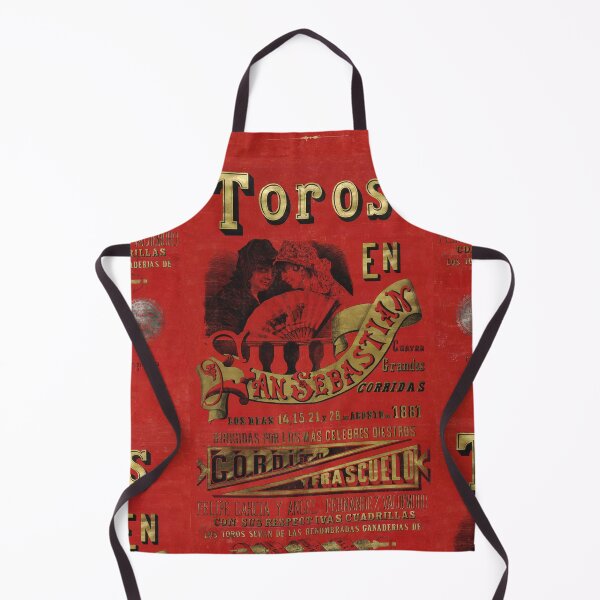 Item preview, SAN SEBASTIAN - SPAIN - BULLS - BULL - BULLFIGHTER - BULLFIGHTING SPAIN - POSTER - VINTAGE designed and sold by acapotevuelto.