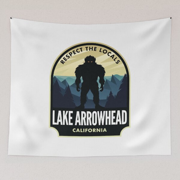 Item preview, Lake Arrowhead California Bigfoot Sasquatch designed and sold by HalpinDesign.
