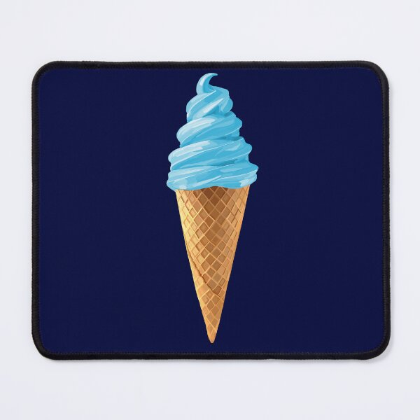 Item preview, Pastel Blue Soft Serve Ice Cream Cone designed and sold by Deborah Camp.
