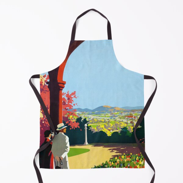 Item preview, CANBERRA AUSTRALIA Federal Capital and Garden City Old Tourism Poster Advertisement designed and sold by retroposters.