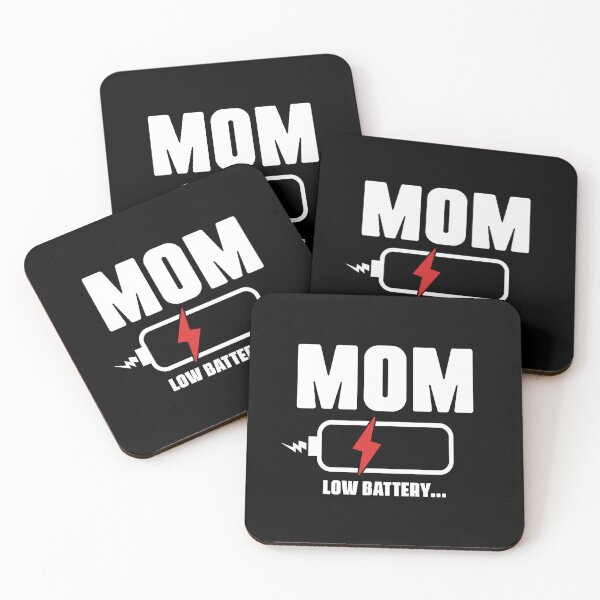 Item preview, Low Battery Mom funny exhausted mother mama life  designed and sold by Majesticoo.