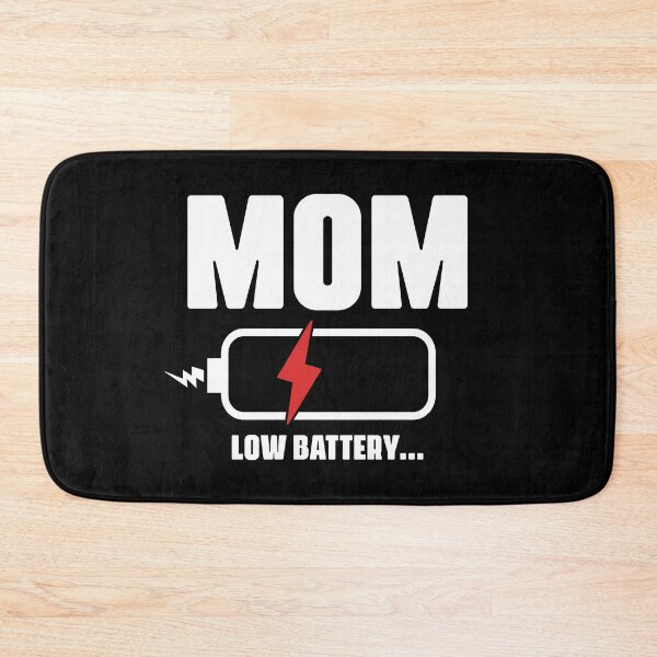 Item preview, Low Battery Mom funny exhausted mother mama life  designed and sold by Majesticoo.