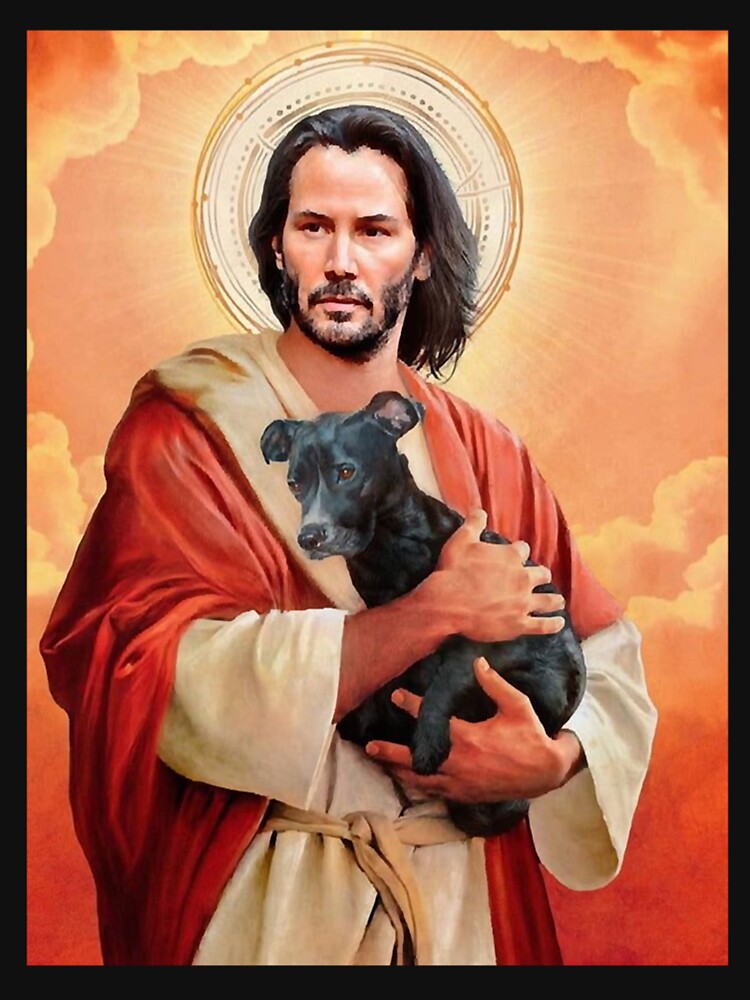 keanu reeves jesus shirt