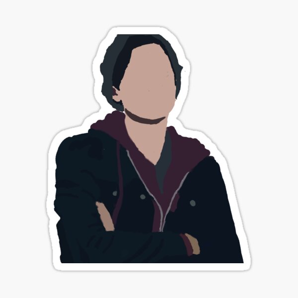 Jughead Jones III // Riverdale Minimalista Pegatina