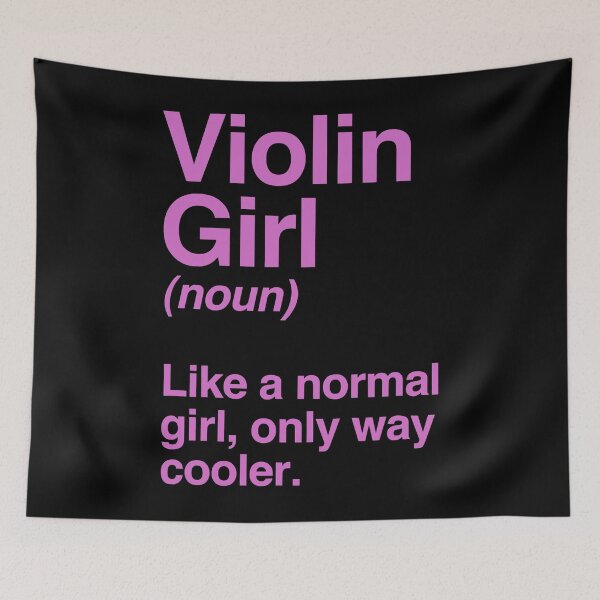 Item preview, Violin Girl Funny Violin Girl Definition Music designed and sold by ibarrbeat.