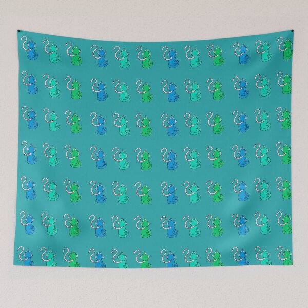 Item preview, Triple Chameleons - cool colors designed and sold by WatershipBound.