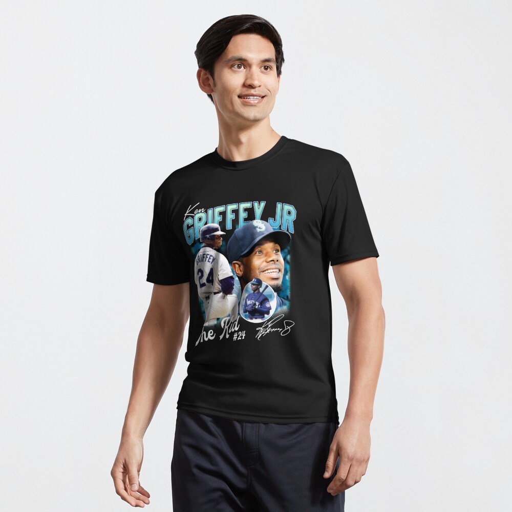 Ken Griffey Jr The Kid Baseball Vintage Signature Unisex T-Shirt - Teeruto