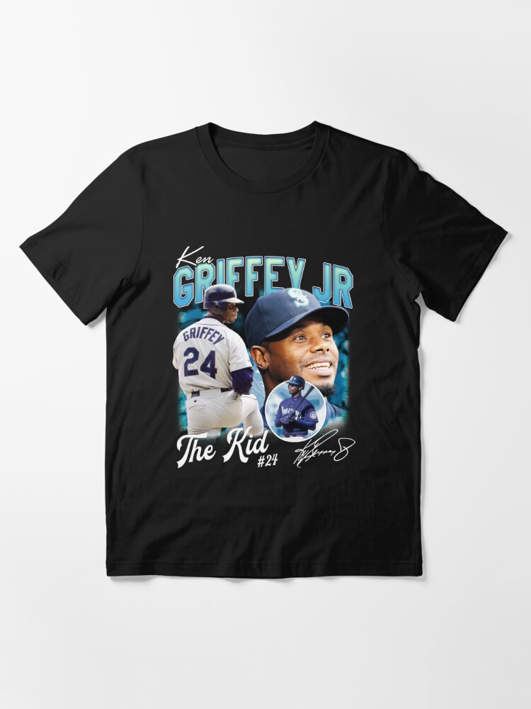 Ken Griffey Jr The Kid Baseball Vintage Signature Unisex T-Shirt - Teeruto