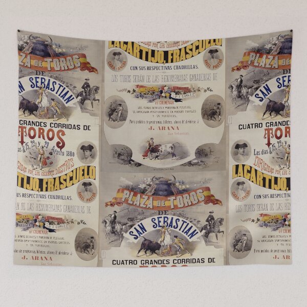 Item preview, PLAZA TOROS - BULLFIGHTING - BULLFIGHTING - SPAIN - POSTER - SAN SEBASTIAN - SPAIN - LAGARTIJO designed and sold by acapotevuelto.