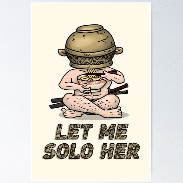 LET ME SOLO HER Jar Head Warrior Tarot Card Sticker for Sale by Lakisha's  Design