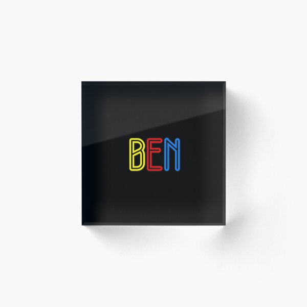 Ben - Your Personalised Products Acrylic Block
