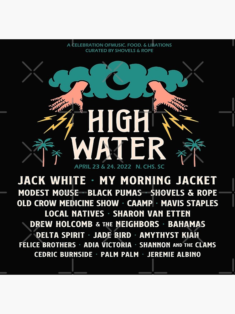 "High Water Festival 2022 LineUp" Art Print for Sale by bonds69