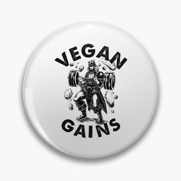 Item preview, Vegan Gains Rustic designed and sold by ReignGFX.