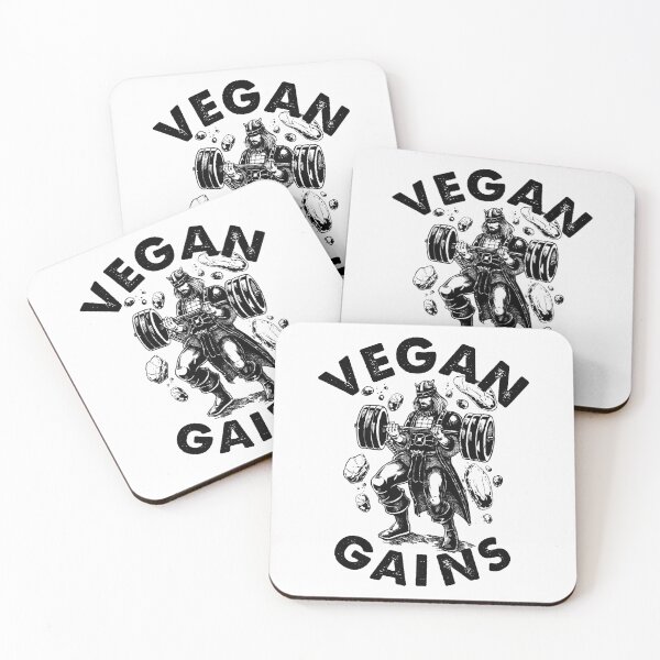 Item preview, Vegan Gains Rustic designed and sold by ReignGFX.