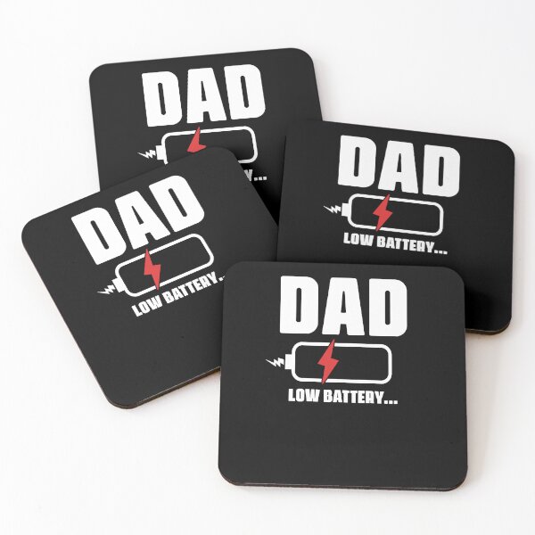 Item preview, Low Battery dad funny exhausted father fatherhood designed and sold by Majesticoo.