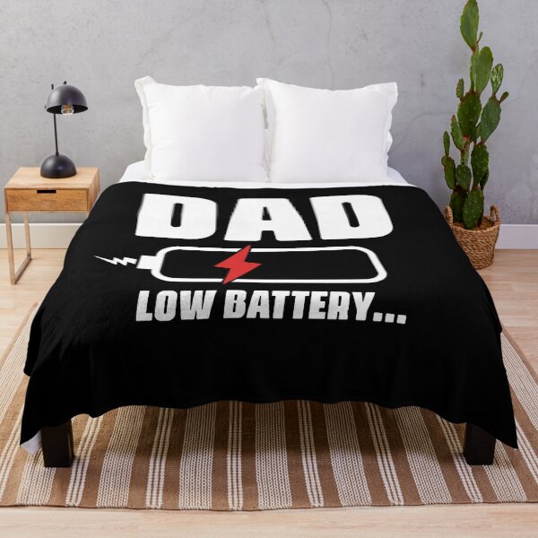 Item preview, Low Battery dad funny exhausted father fatherhood designed and sold by Majesticoo.