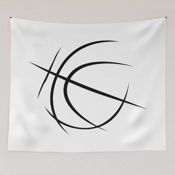 Item preview, Basketball Lines Geometric Art Club Team - Basketball icon designed and sold by AndreMi.