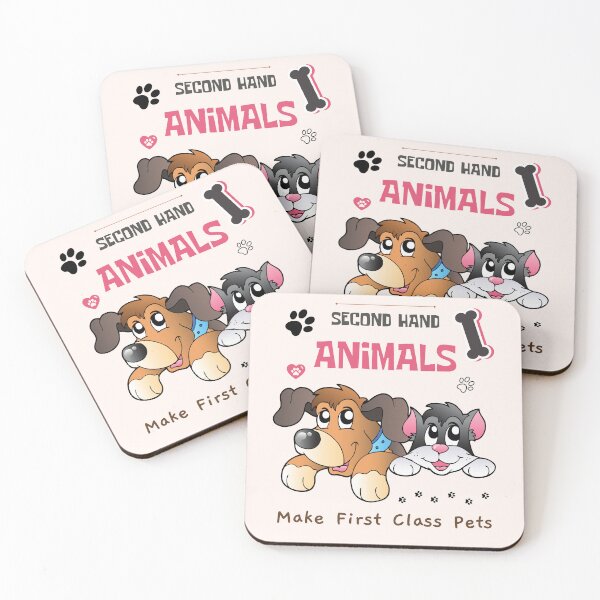 Item preview, Second Hand Animals Make First Class Pets designed and sold by Alieso.
