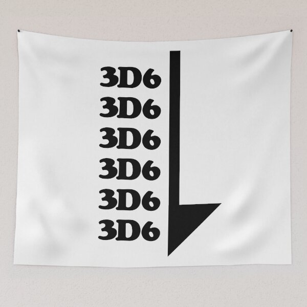 Item preview, 3d6 Down the Line designed and sold by HexedPress.