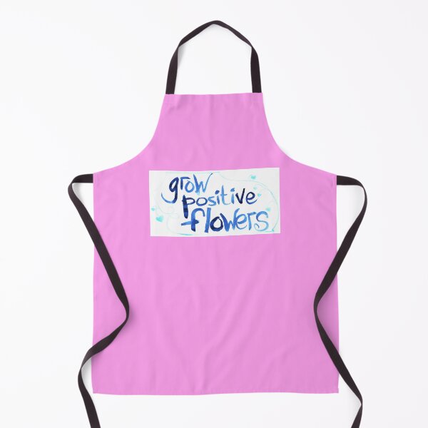 Item preview, Grow positive flowers (blue color) | positive watercolor lettering designed and sold by lausn.