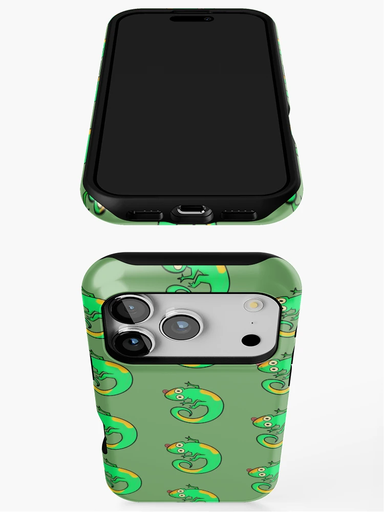 Thumbnail 3 of 4, iPhone Case, Gecko designed and sold by JavaDraws.