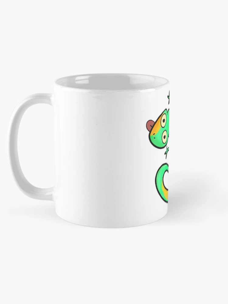 Aperçu 5 sur 6. Mug à café avec l'œuvre Gecko créée et vendue par JavaDraws.