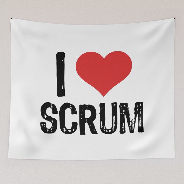 Item preview, I Love Scrum designed and sold by The "I Love Everything" Shop.
