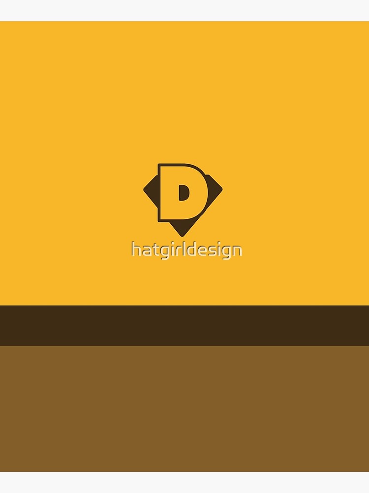 SuperStar "D" Dad Brown Orange by hatgirldesign