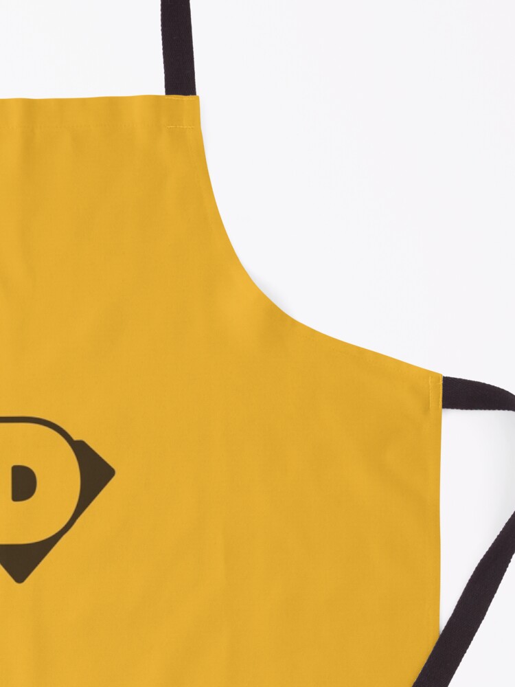 Alternate view of SuperStar "D" Dad Brown Orange Apron