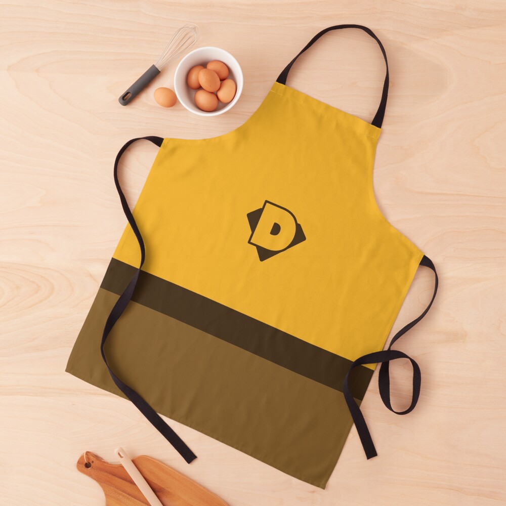 SuperStar "D" Dad Brown Orange Apron