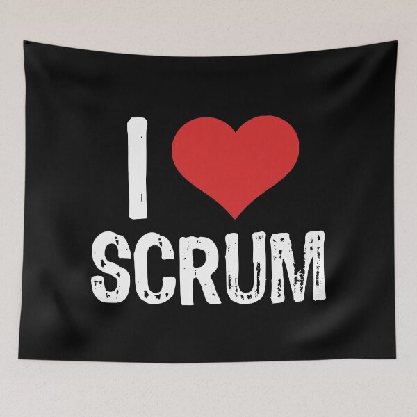 Item preview, I Love Scrum designed and sold by The "I Love Everything" Shop.