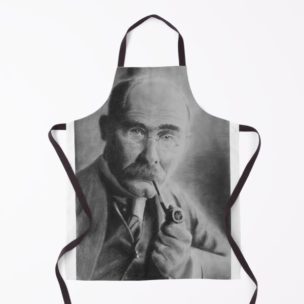 Item preview, Rudyard Kipling charcoal portrait designed and sold by Dean Harkness Art.