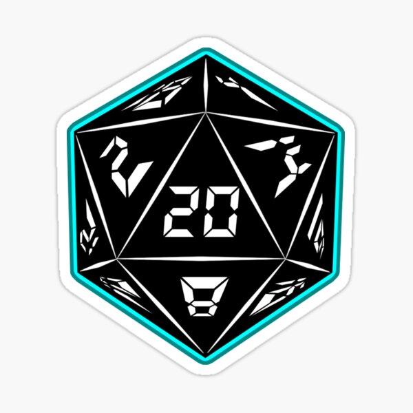 The Digital and Dice Podcast Logo Sticker