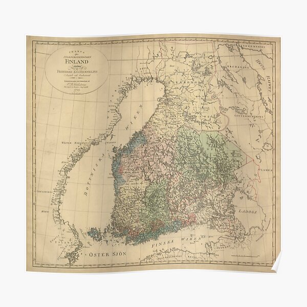 Historical Map of Finland (1799)