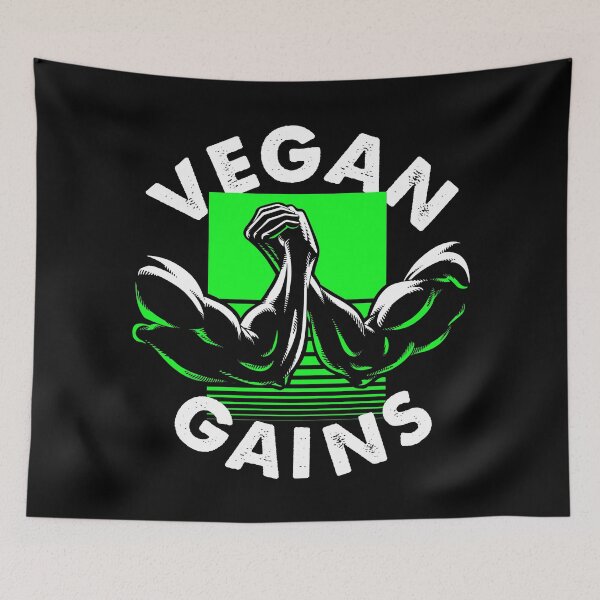 Item preview,  Muscle Arms Vegan Gains designed and sold by ReignGFX.