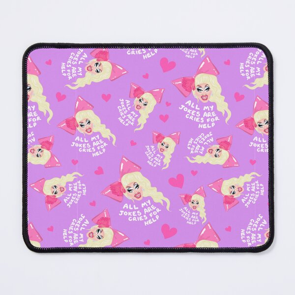 Item preview, Trixie Mattel - All Of My Jokes Are Cries For Help - Repeat Print - Rupaul's Drag Race RPDR Rupaul designed and sold by ponychops.