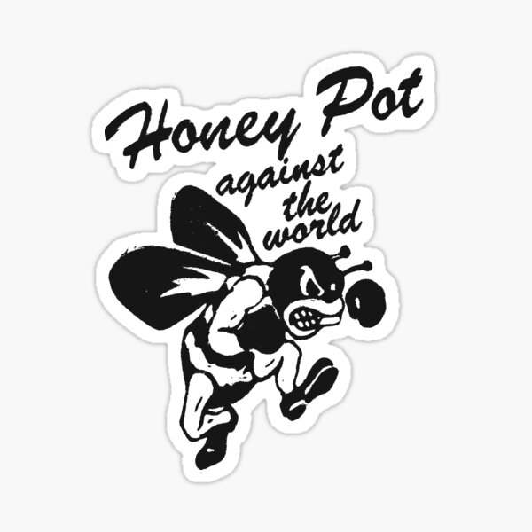 R Honey Pots Queen Bee in Black Hoodie