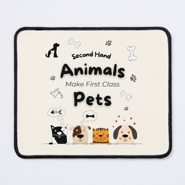 Item preview, Second Hand Animals Make First Class Pets Rescue designed and sold by Alieso.